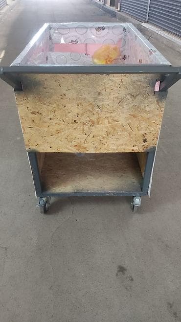 корзина железная: Тележка/контейнер на колесах для магазина или склада - Прочный — 3