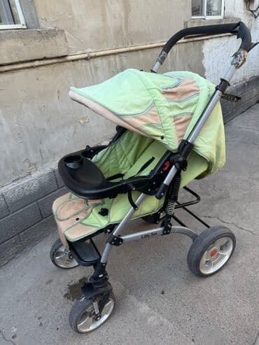 коляска детская цена бишкек: Коляска, цвет - Голубой, Б/у — 6