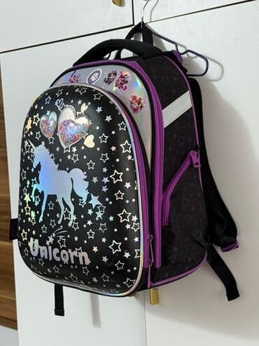 школьный рюкзак на колесах: Школьный ранец Unicorn для девочки - Жёсткая анатомическая форма — 3