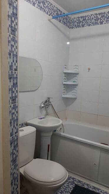 квартира долгосрочная аренда бишкек: 2 комнаты, Без подселения, С мебелью полностью — 9