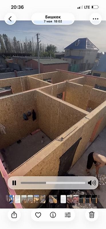 solutions elementary: Каркасно-панельный дом из SIP/OSB в процессе строительства. - Стены — 5