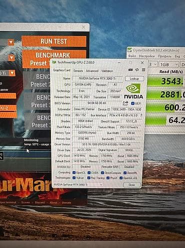fallout 4: Видеокарта для ПК, Б/у, GeForce RTX, 8 ГБ — 6
