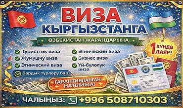 Услуга: оформление виз в Кыргызстан для граждан Узбекистана. Виды
