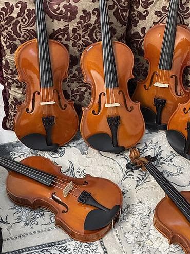 Скрипки: 🎻 Скрипка 4/4 — 8 000 сом Всё необходимое для начала игры уже в — 1