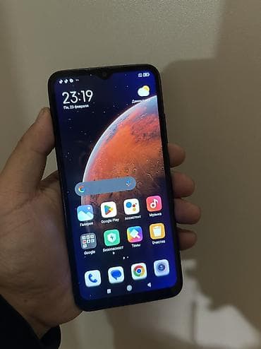 ufs 3: Redmi, Redmi 9C, Б/у, 32 ГБ, цвет - Черный, 2 SIM — 2