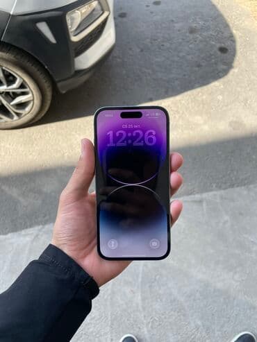 iphone 16 бишкек: IPhone 14 Pro, Колдонулган, 256 ГБ, Deep Purple, 83 % — 1