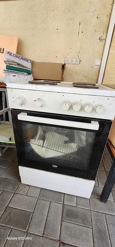 Техника жана электроника: Электр плиталары, Beko, Колдонулган, Полго орнотулма, Механикалык, Толук төлөө — 1