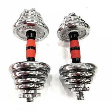 Разборные гантели 10+10=20кг с металлическими блинами - Комплект: 2