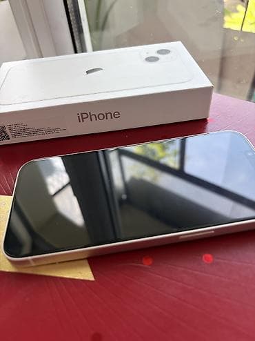 apple 13: IPhone 13, Б/у, 128 ГБ, Белый, Чехол, 89 % — 3