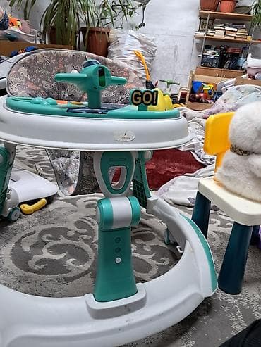 Автокреслолор: Детские ходунки-трансформер с игровой панелью - Формат 2-в-1 — 1