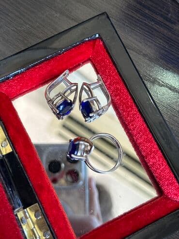 Глюкометрлер: Серьги серебро проба 925 с синим сапфиром 8к цена : 
😍😍✅💍👍 — 2