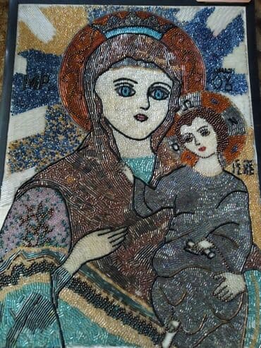 красивые вещи: Ручная работа иконы из бисера Исус500,Мария 850,ЮЛА СССР 850 ЧАСЫ по — 1