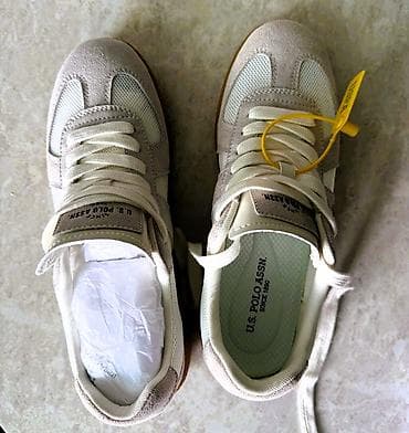 Мужская обувь: Продам новые кроссовки U.S. Polo 👟Оригинал. Сетчатые городские белые — 5