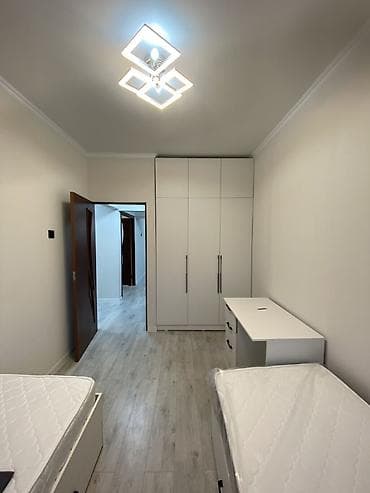 3: 3 комнаты, 65 м², Аламедин-1 мкр 105 серия, 9 этаж, Евроремонт — 5