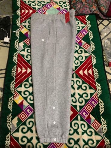 оборудование для нижнего белья: Серые спортивные брюки Xtep - Прямой крой с заужением к низу - — 2