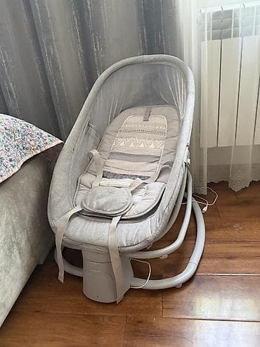 mamaroo 3 0: Детский шезлонг, Электронная, Другой материал, цвет - Серый — 1