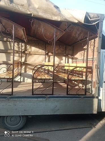 дерево любви: Скамейка Металл, Со спинкой, С крышей — 4