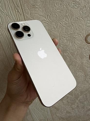 Apple iPhone: IPhone 16 Pro Max, Б/у, 256 ГБ, White Titanium, 94 % — 1