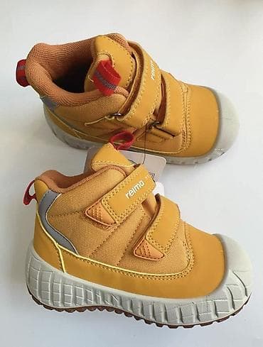 одежда деда мороза: Детские утеплённые ботинки Reima (модель с двумя липучками), цвет — 1