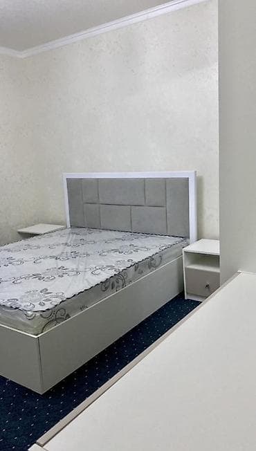 кресло кочалка: Спальный гарнитур в современном стиле, цвет — светло‑серый/белый — 1