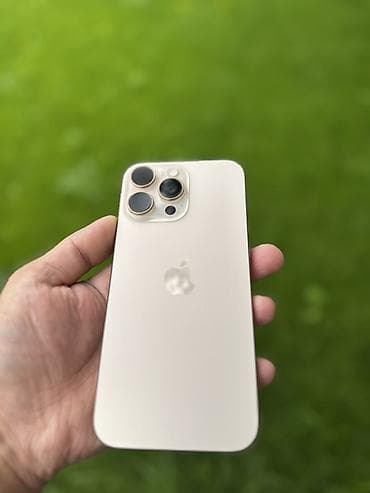 nokia 220: IPhone 16 Pro Max, Б/у, 256 ГБ, Natural Titanium, Защитное стекло, 98 % — 3