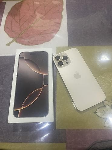 cmf buds pro 2: IPhone 16 Pro Max, Б/у, 256 ГБ, Desert Titanium, Коробка, 100 % — 1