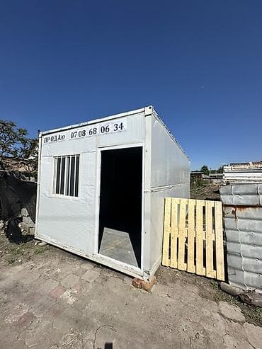 king house: Бытовой модуль/вагончик из сэндвич‑панелей. - Конструкция — 1