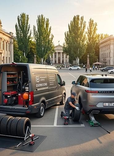 Шиномонтаж, Балансировка колес, С выездом, Специализация: Легковое авто