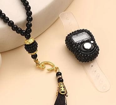 zikr ring: Набор для зикра: чётки с тасбих-счётчиком и подарочной коробкой - — 6