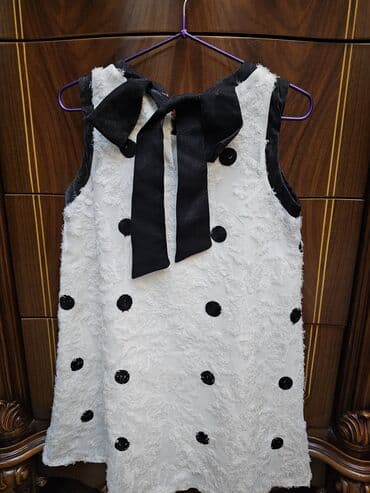 детское новогоднее платье: Комплект, цвет - Черный, Новый — 10