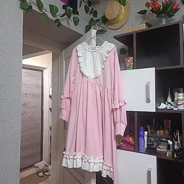 made: Повседневное платье, Made in KG, Осень-весна, Хлопок, M — 3