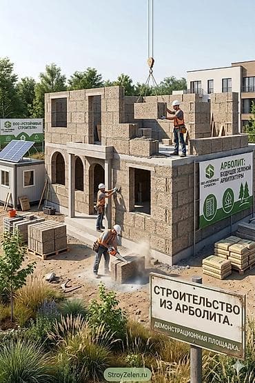 арболит: Арболитовые блоки для строительства домов и перегородок - Материал — 1