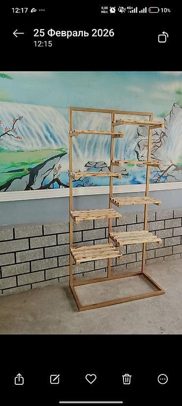 полки для книг бишкек: Полка, этажерка для цветов, Новый, Железо, Самовывоз — 2