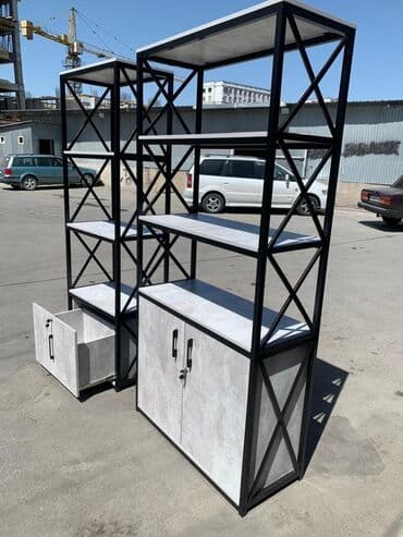 оборудование для магазина: Полки стеллажи Витрины для магазина Стеллаж для офиса Стеллаж в стиле — 21