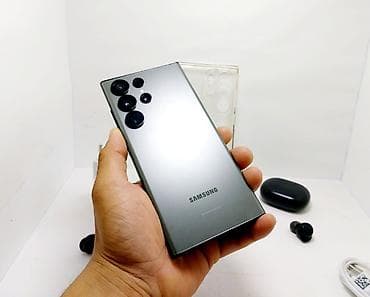 tab s5e: Samsung Galaxy S23 Ultra, Б/у, 256 ГБ, цвет - Зеленый, 1 SIM, 2 SIM, eSIM — 2