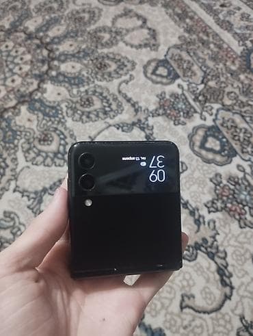 smart watch samsung: Samsung Galaxy Z Flip 3, Б/у, 256 ГБ, цвет - Черный, 1 SIM — 8