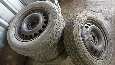 кок талаа: Дөңгөлөктөр монтажда 195 / 65 / R 15, Кыш, Комплект, Жеңил унаалар, Темир, тешиктери - 5 — 2