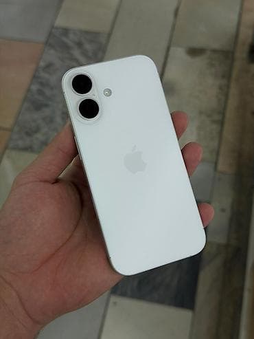 apple tab: IPhone 17, Б/у, 256 ГБ, Белый, 100 % — 8