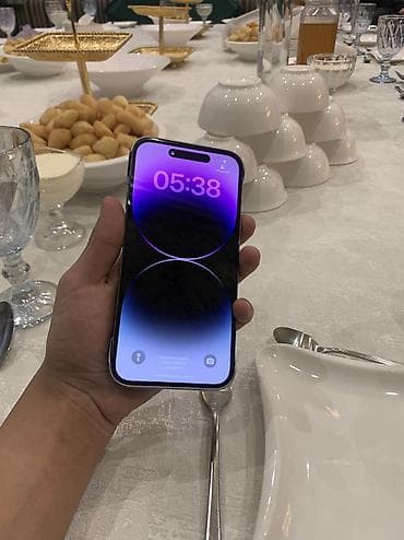 IPhone 14 Pro Max, Б/у, 1 ТБ, Черный, Чехол, В рассрочку, 80 %