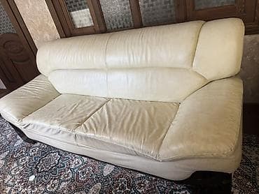 кухонные гарнитуры б: Комплект мягкой мебели, цвет - Бежевый — 3