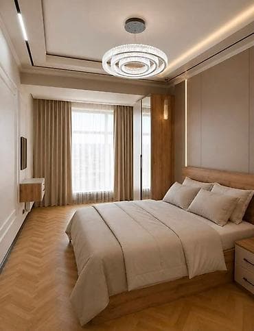 3 комнаты, 85 м², Кок-Жар ж/м Элитка, 7 этаж, Евроремонт — 5