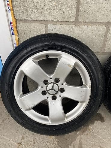 шины лето 16: Колеса в сборе R 16, Б/у, Комплект, Легковые, Литые, отверстий - 5 — 1