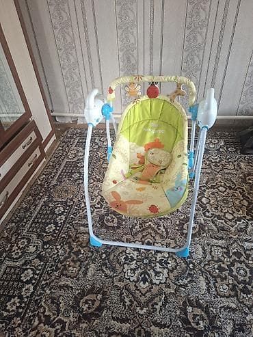 Оюн комплекстери: Детские товары для малышей: 1) Электронные качели Kangaroo - — 2