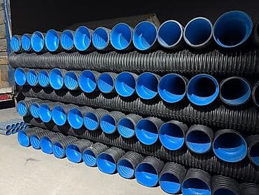 Сифоны для раковины: Труба для канализации Магистральная, Материал: Полиэтилен низкого давления (ПНД), Диаметр: 100 мм — 1