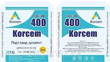 цемена: Korcem цемент, M-450, 50 кг/м³ — 2