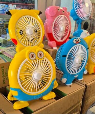 ручные вентиляторы: Вентилятор Настольный, Лопастной — 1