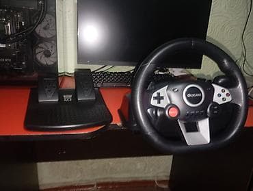 vr очки: Игровой руль ALUCARD NS-9887 (270°) с педалями - Угол поворота: 270° — 3