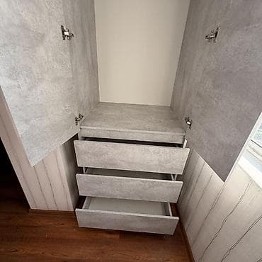 пластиковые стекла: Шифоньер, шкаф для одежды, Прямой, ЛДСП — 3