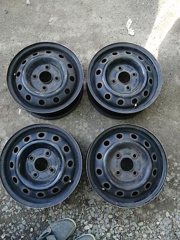 Железные Диски R 14 Honda, Комплект, отверстий - 4, Б/у