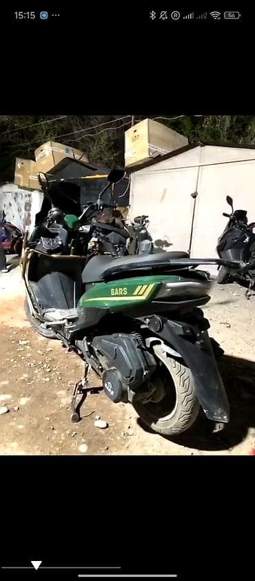 скутер балон: Скутер Bars (зеленый, туринговый обвес) - Кузов «адвенчер»-стиля с — 4